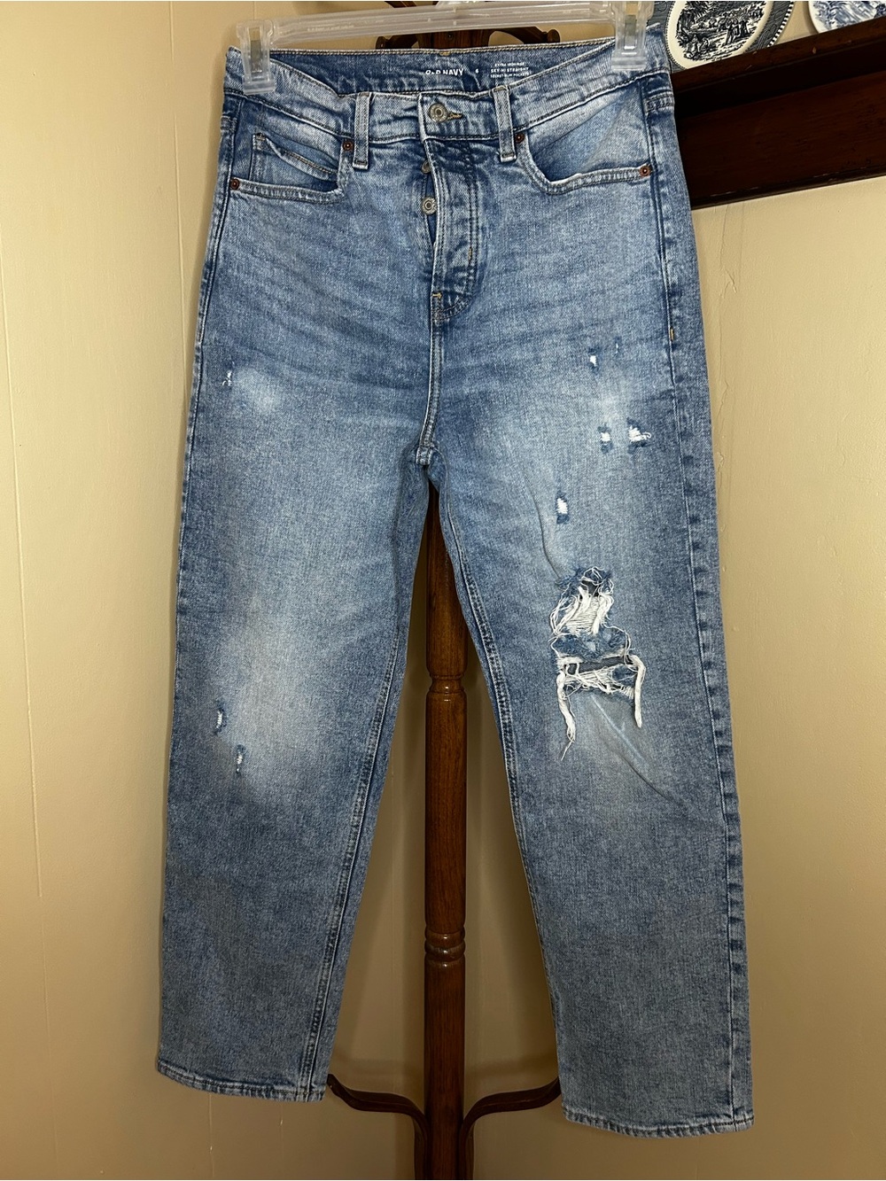 OLD NAVY- Extra High Rise SKI-HI STRAIGHT